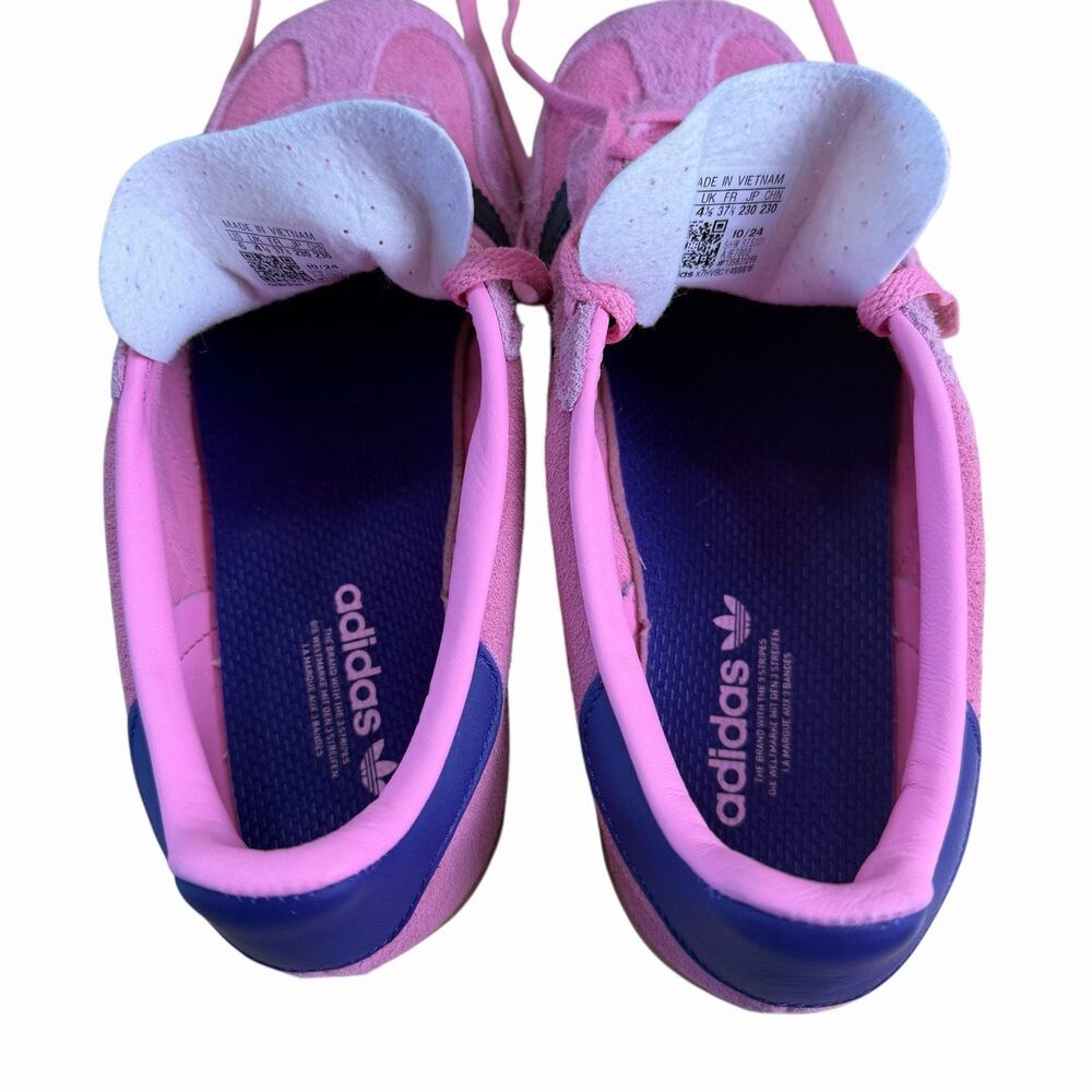 adidas Originals Gazelle Indoor W Bliss Pink Purple Gum Women Sz 6 Shoe IE7002 - Picture 10 of 12